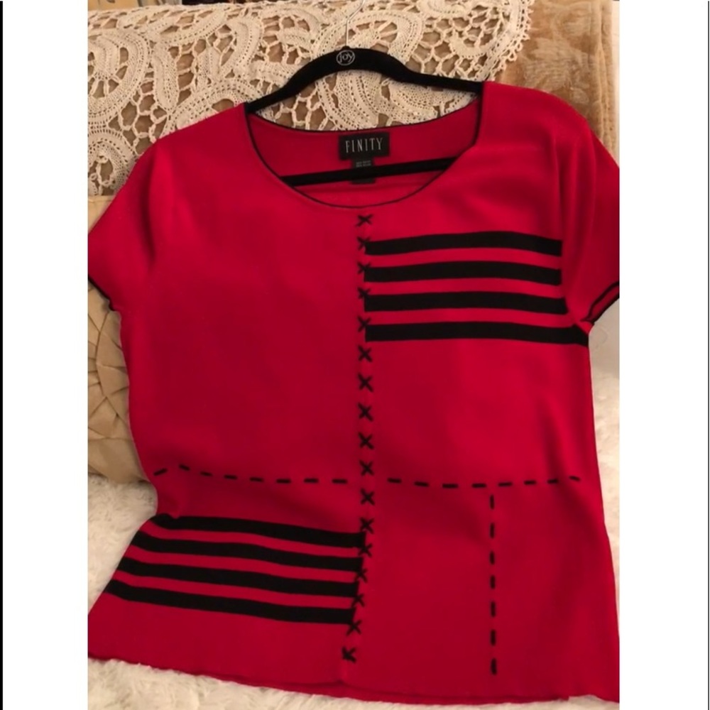 BRIGHT RED SWEATER